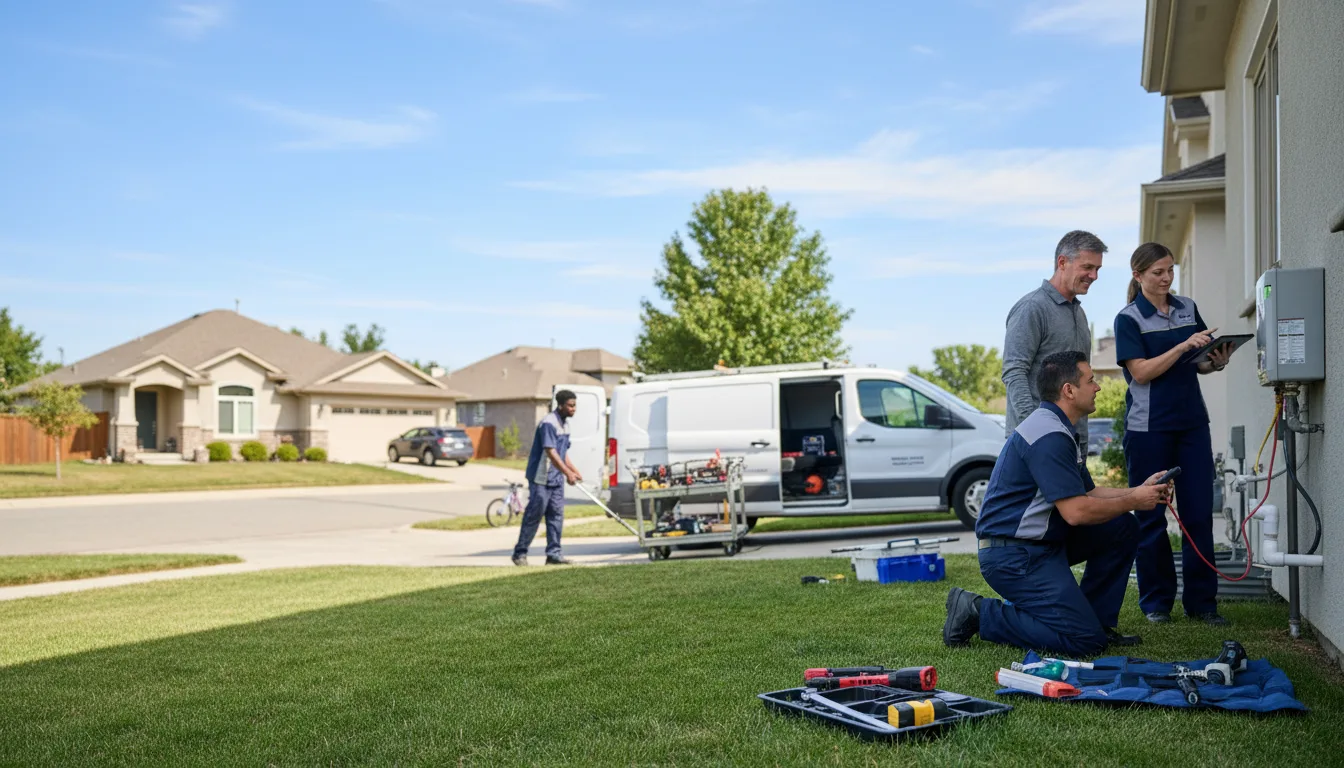 Tankless water heater service in Widener, AR